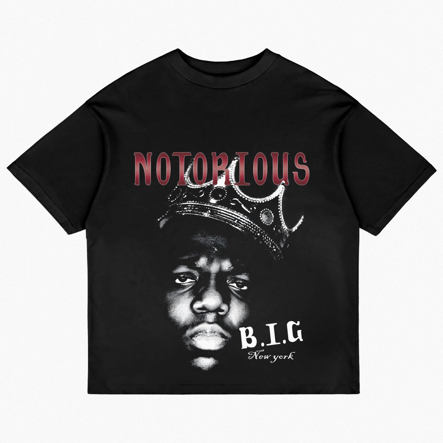 Camiseta BIGGIE color negro