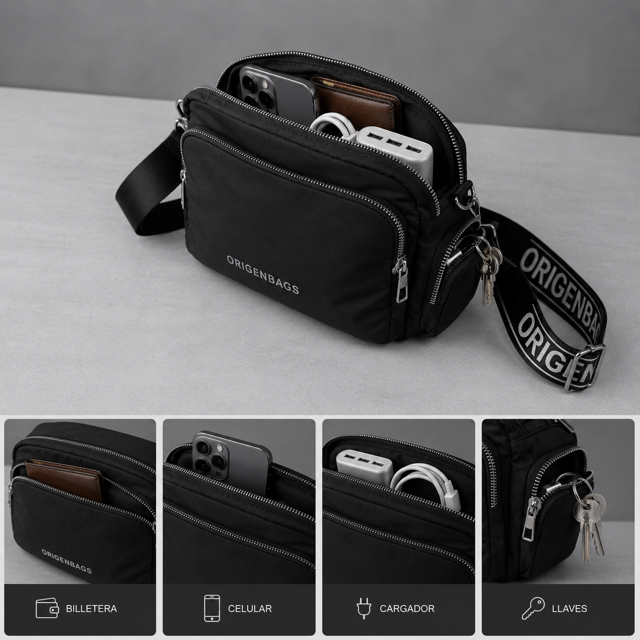 Bolso Cruzado Tun